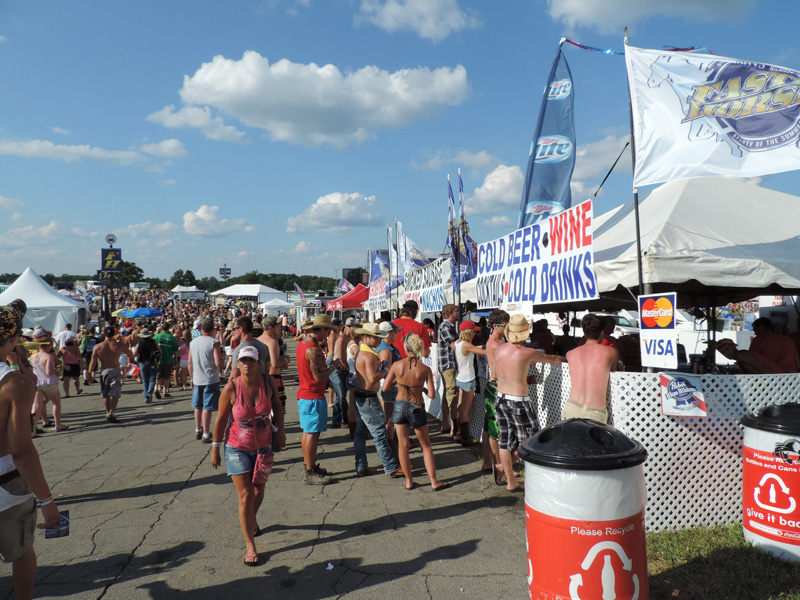 Food, Beverage, and Alcohol Available At One Location